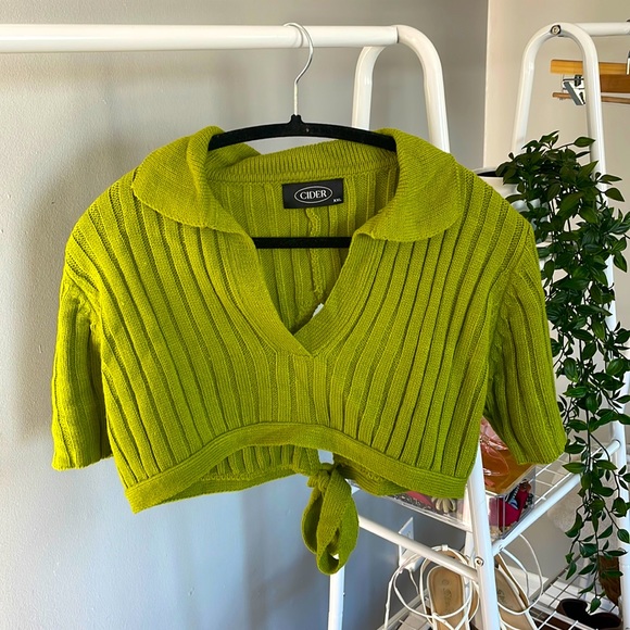 Cider XXL knit cropped shirt - Picture 1 of 2